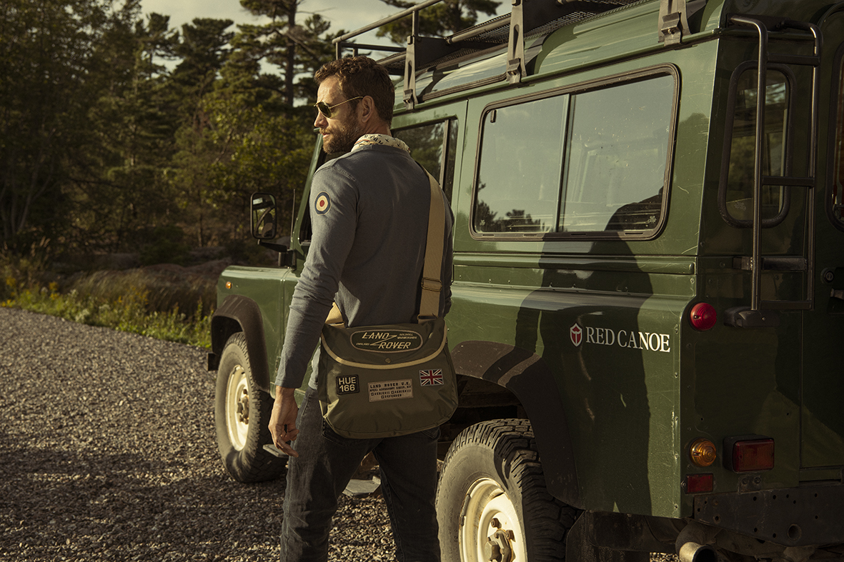 Land Rover Shoulder Bag - Khaki | Exmoor Trim