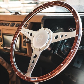 Lignum Wood Rim Steering Wheel