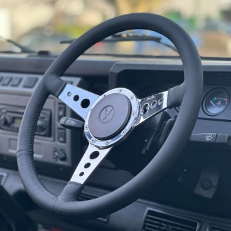 Mota-Lita MK4  Black Perforated Leather Steering Wheel