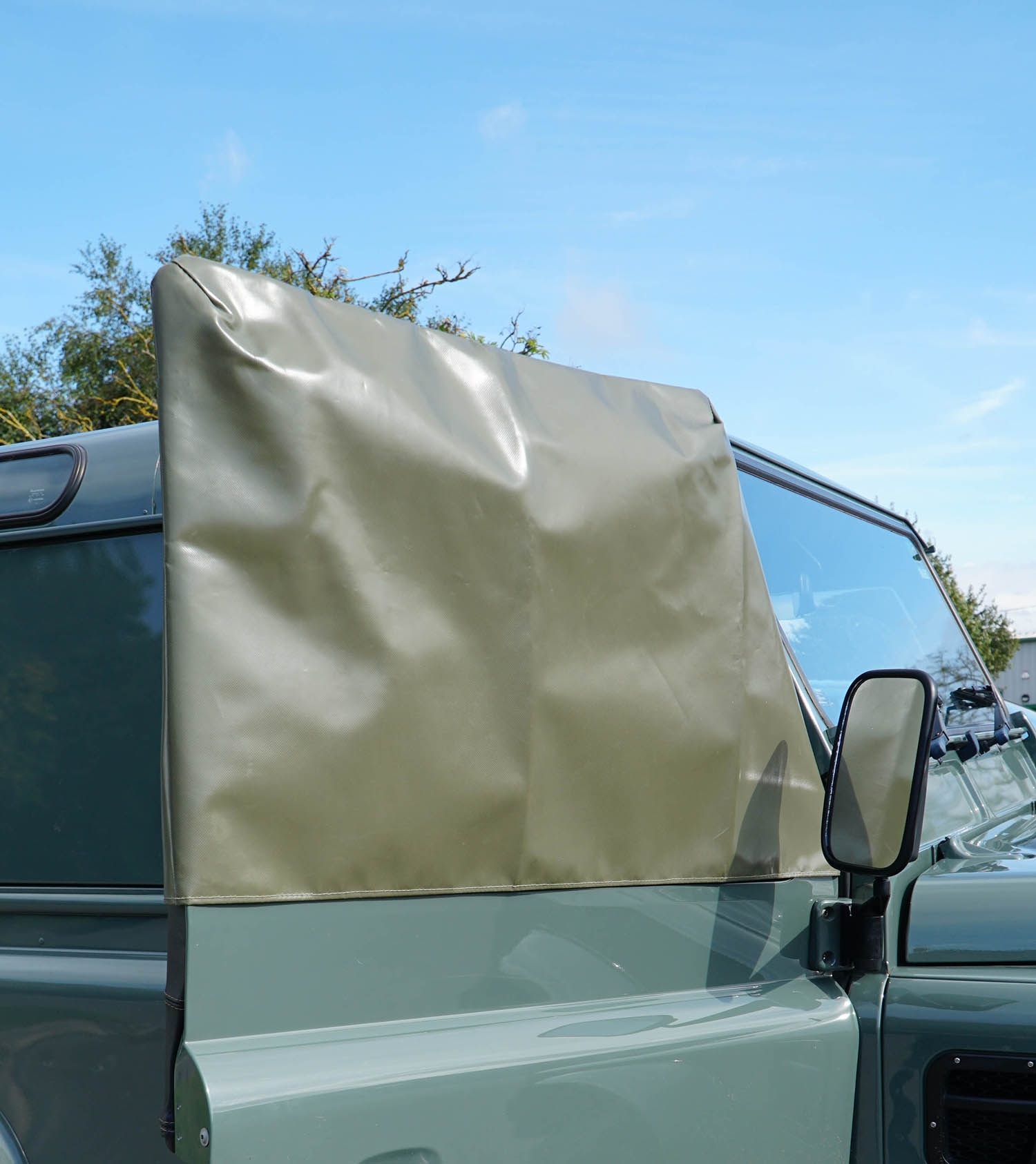 Land Rover Wolf XD, Light Military Vehicle, OEM Snow Blind Front Doors (pair)