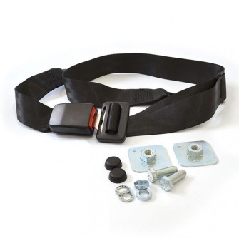 Static Lap Seat Belt (Side Facing) with fitting kit 