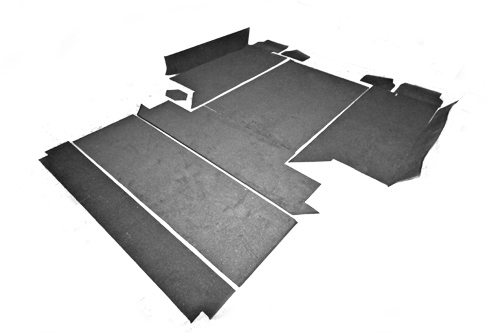 110" Premium Carpet 2nd Row and Rear Body (square)