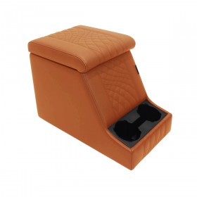 Premium XL Cubby Box – Oxford Tan Vinyl Vault