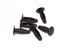 Cover Retaining Pins 1 x Pin (Pack of 6) Black