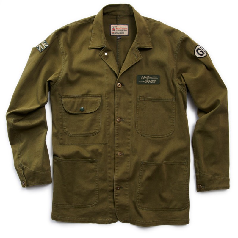 Land Rover Jacket Olive Cotton | Exmoor Trim