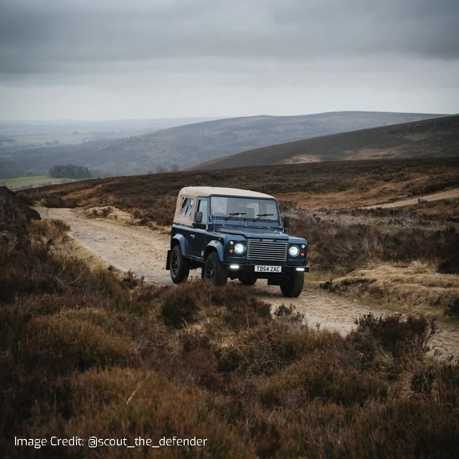 90 Inch Defender  Full Canvas Hoods TD5 - TD4