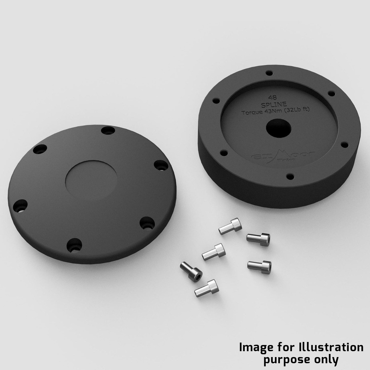 48 Spline Boss Kit Small Black