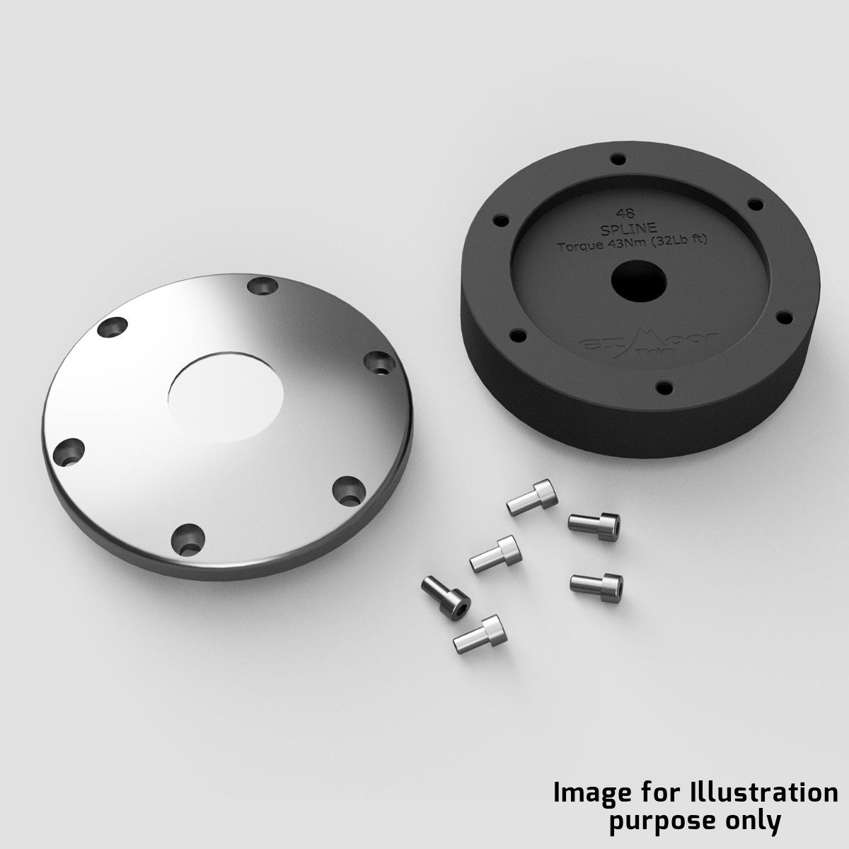 48 Spline Boss Kit Small Silver