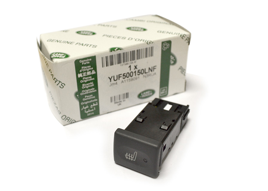 Genuine Land Rover seat heater switches