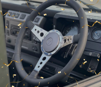 WIN Moto-Lita Leather Steering Wheel