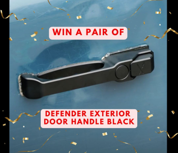 WIN A Pair OF Defender Exterior Black Door Handles!