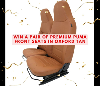 WIN a Pair of Premium Puma Front Seats In Oxford Tan!